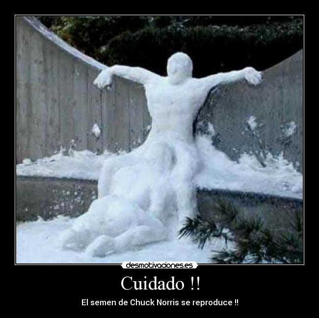 Cuidado !! - El semen de Chuck Norris se reproduce !!