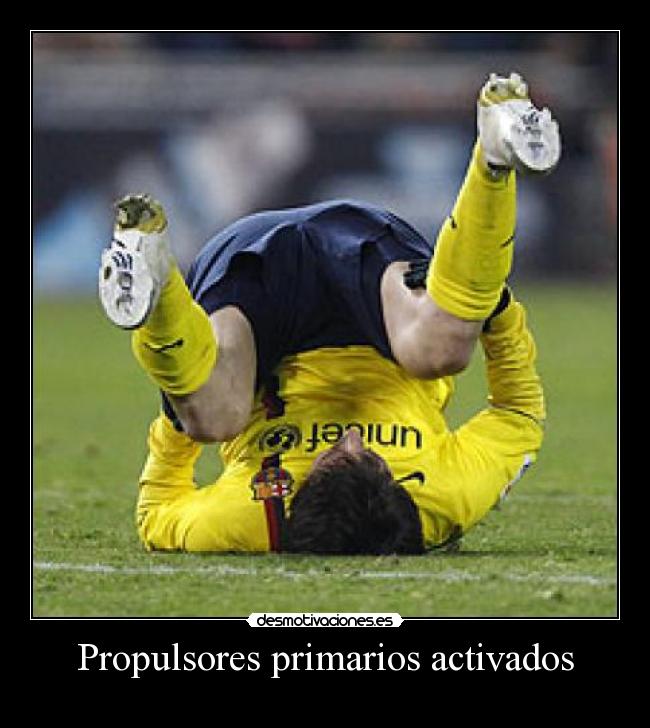 Propulsores primarios activados -