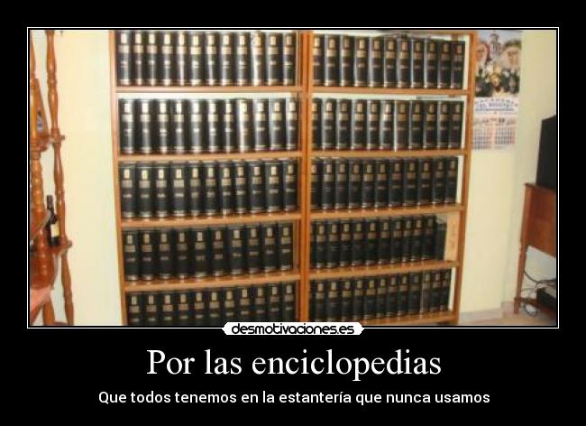 Por las enciclopedias - 