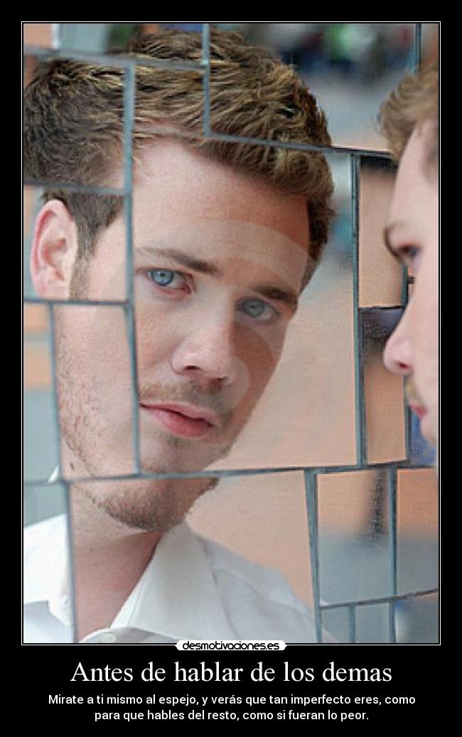 Antes de hablar de los demas -
