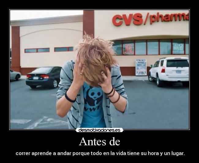 Antes de - 