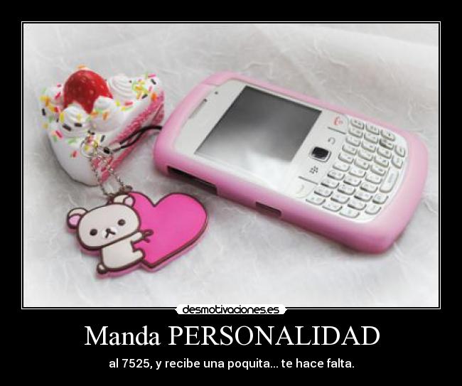 Manda PERSONALIDAD - 