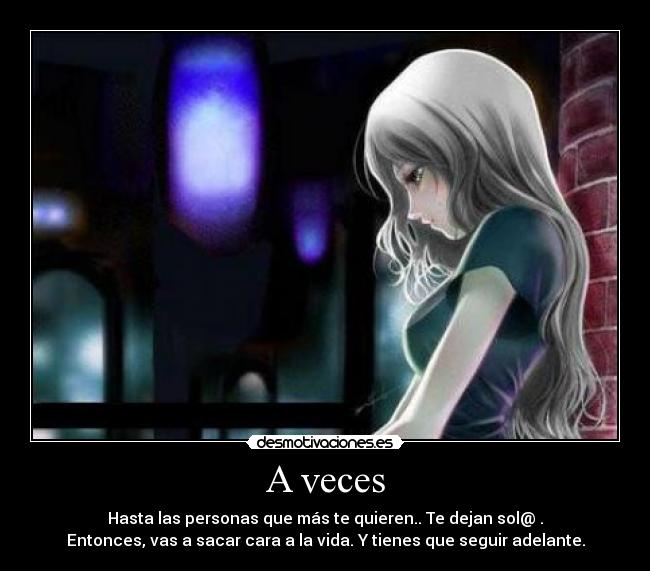 A veces -