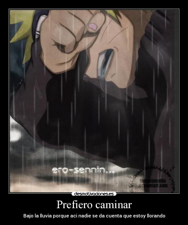 Prefiero caminar -