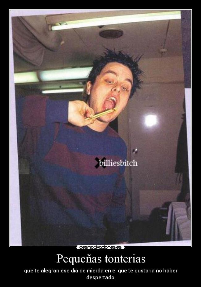 carteles billie joe armstrong desmotivaciones