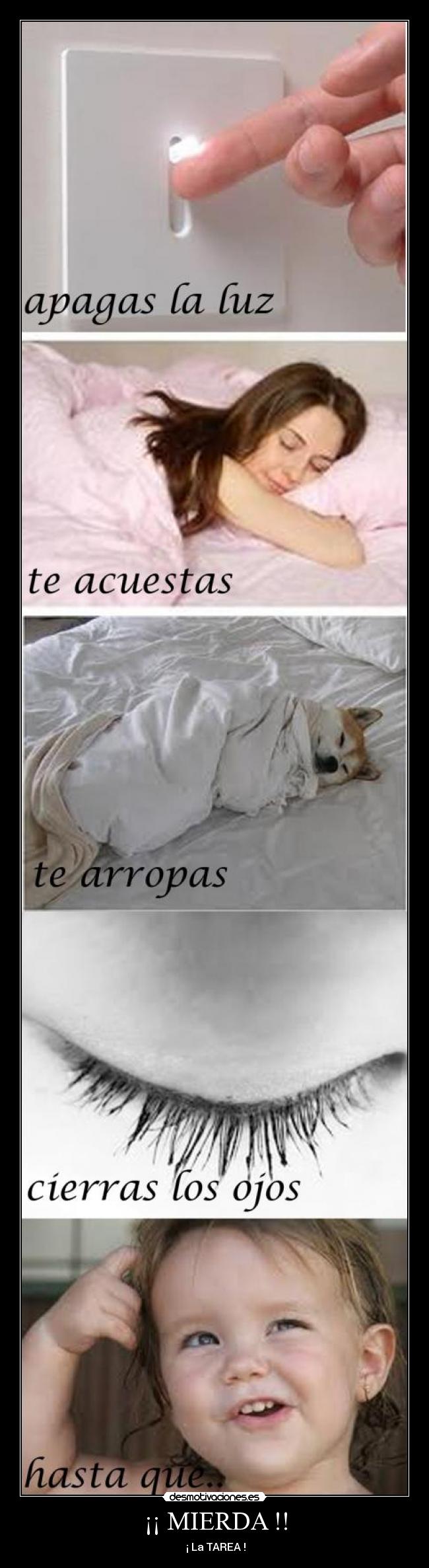 ¡¡ MIERDA !! - ¡ La TAREA !