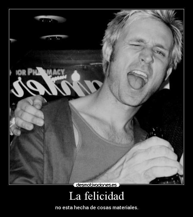 carteles felicidad mike dirnt desmotivaciones