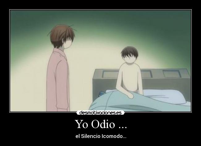 Yo Odio ... - el Silencio Icomodo...