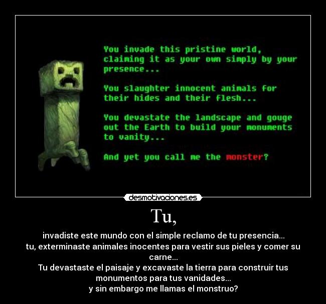 carteles monstruo desmotivaciones