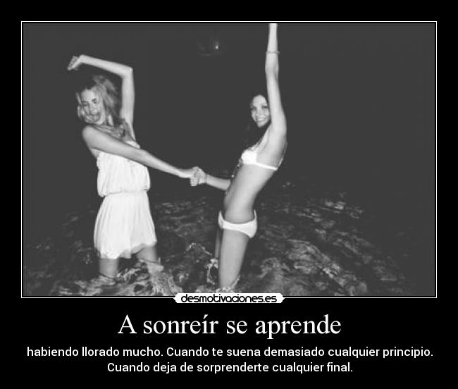 A sonreír se aprende -