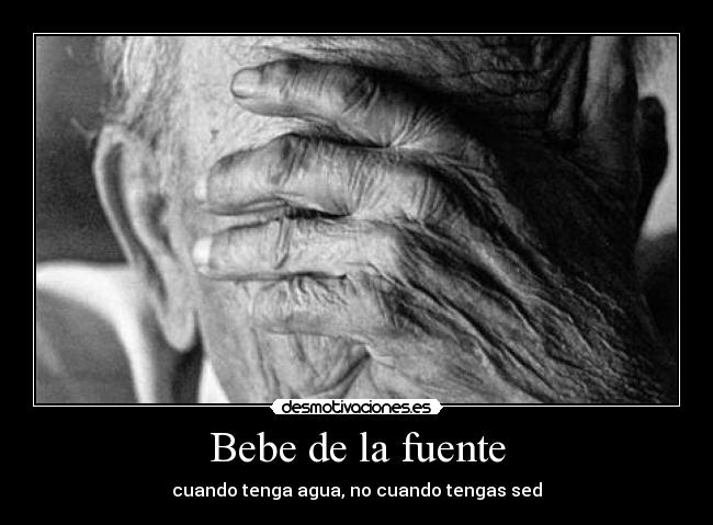 Bebe de la fuente -