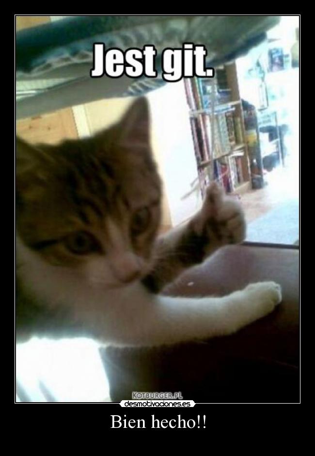 Bien hecho!! -