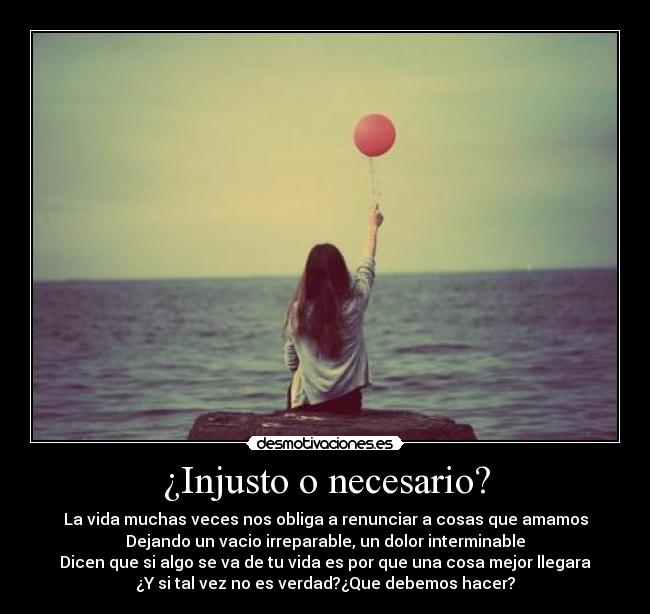 ¿Injusto o necesario? - 