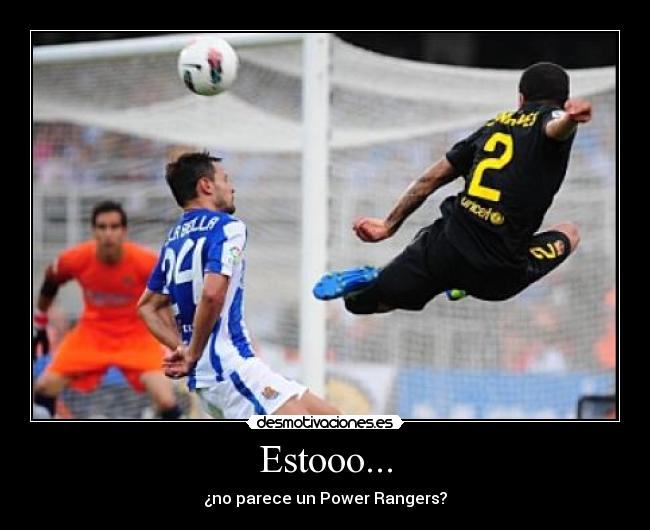 Estooo... - ¿no parece un Power Rangers?