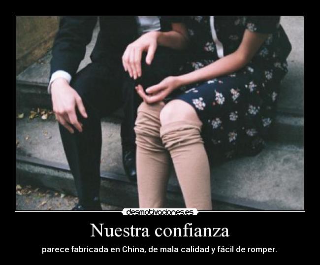 carteles confianza confianza desmotivaciones