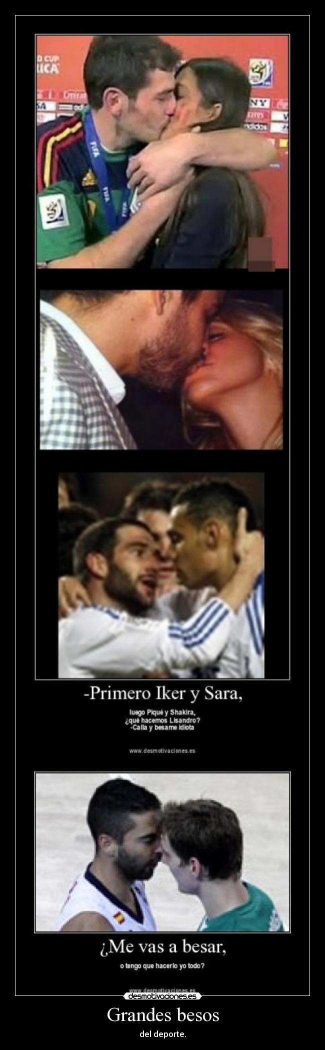 Grandes besos - del deporte.