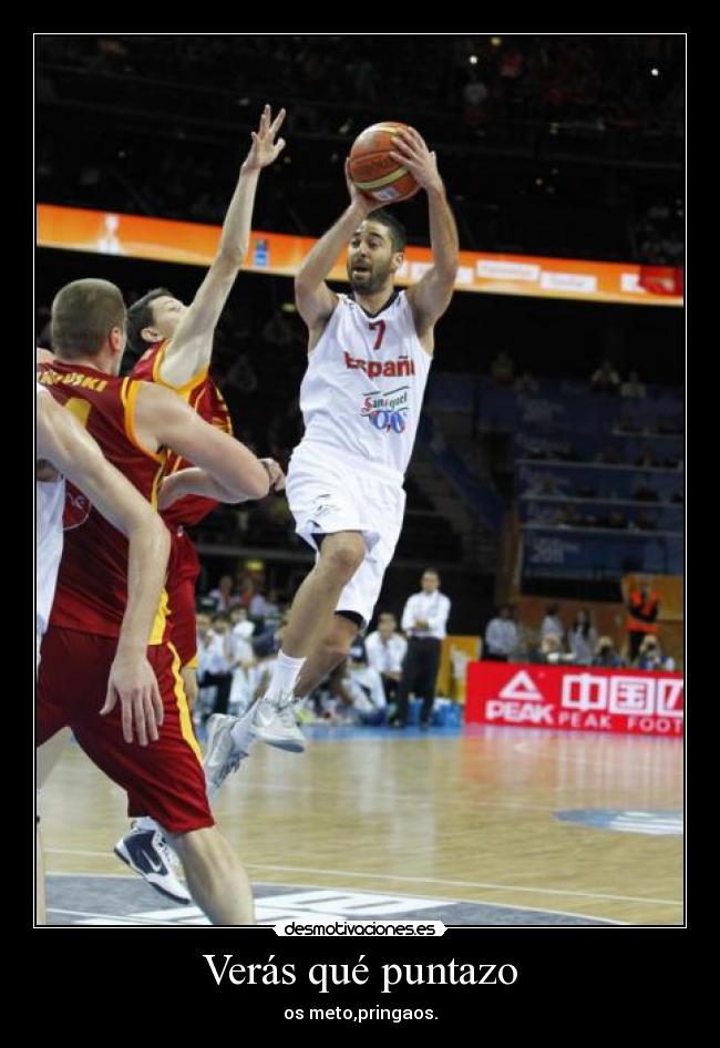 Verás qué puntazo -