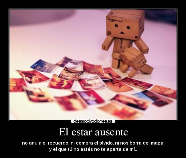 El estar ausente -