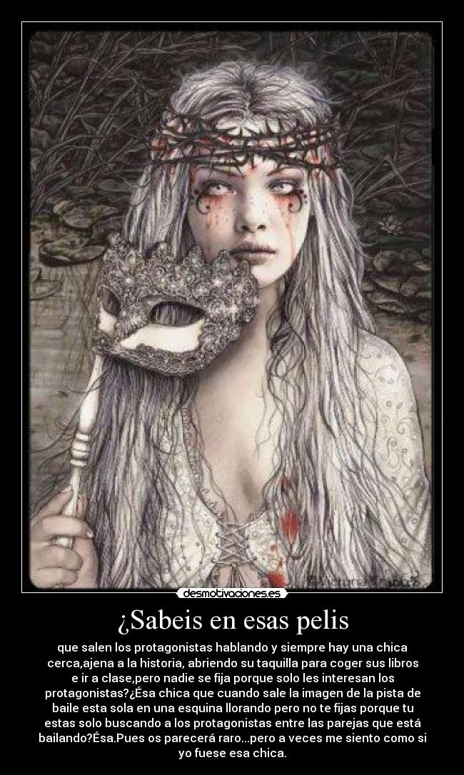 ¿Sabeis en esas pelis -