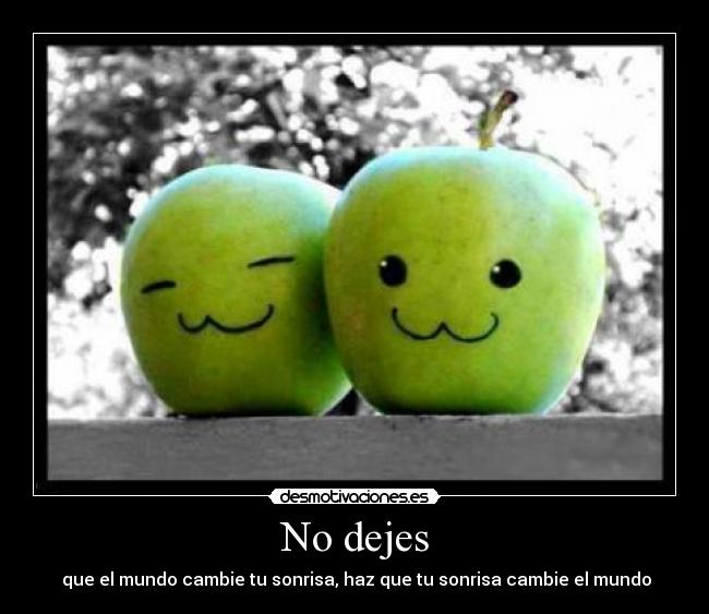 No dejes -