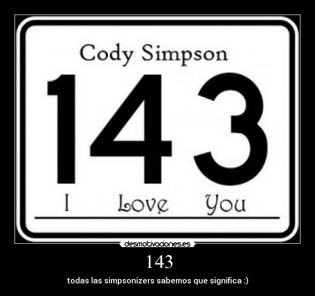 143 - todas las simpsonizers sabemos que significa :)