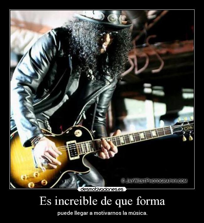 Es increible de que forma - puede llegar a motivarnos la música.