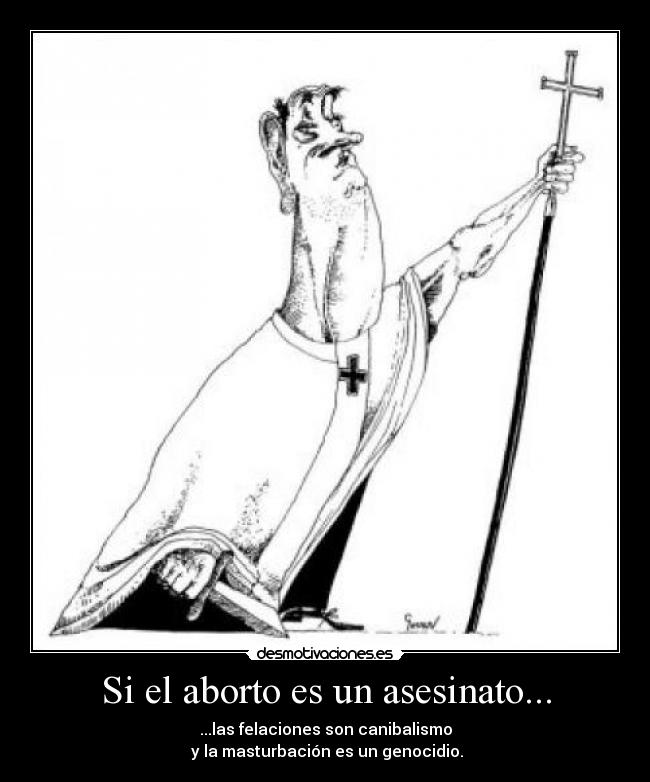 carteles aborto iglesia desmotivaciones