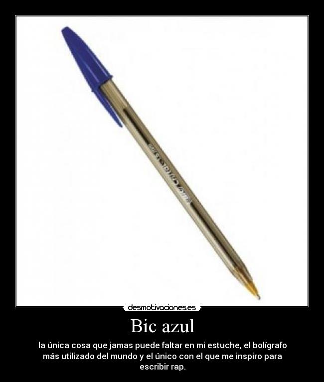 Bic azul - 