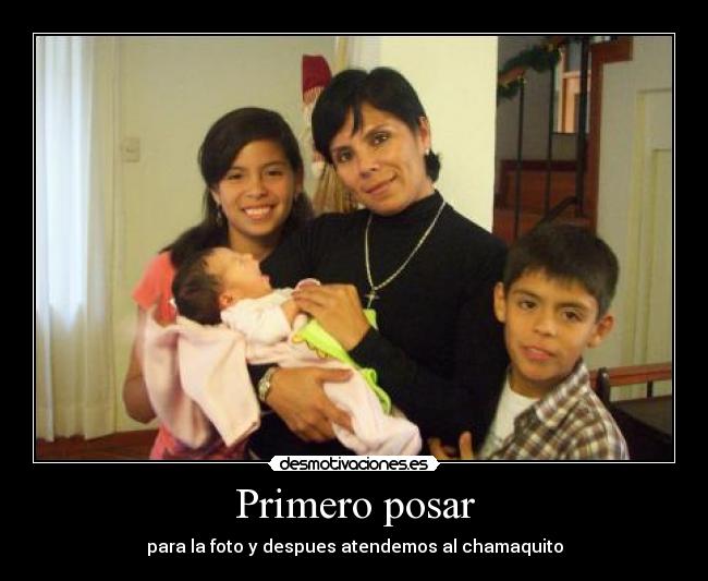 Primero posar -