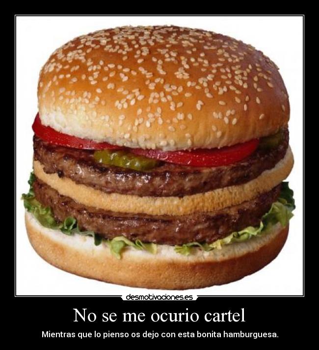 No se me ocurio cartel -