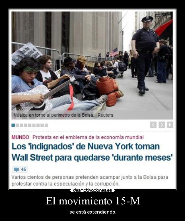 El movimiento 15-M -