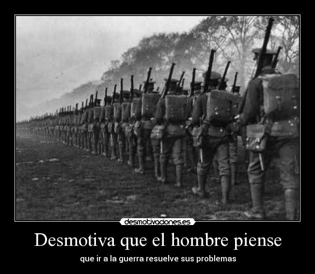 Desmotiva que el hombre piense -