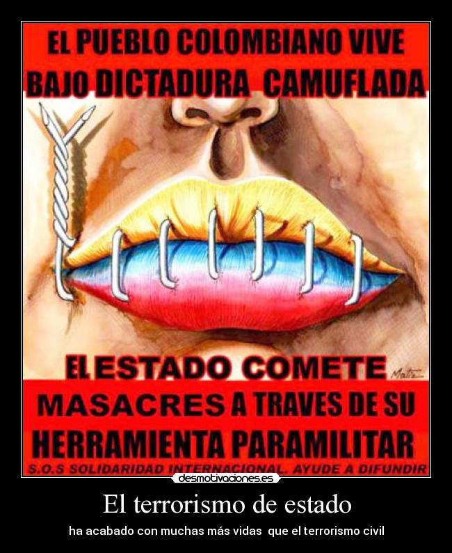 El terrorismo de estado -