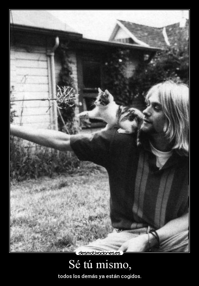 carteles se tu mismo todos los demas estan cogidos desmotivaciones
