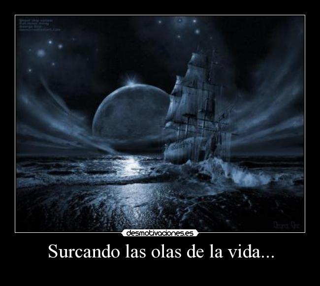 carteles vida surcando olas vida desmotivaciones