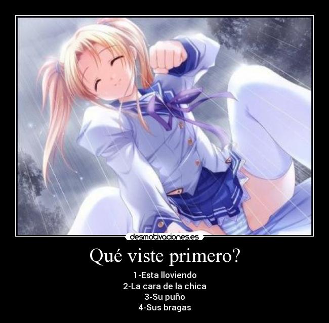 Qué viste primero? - 