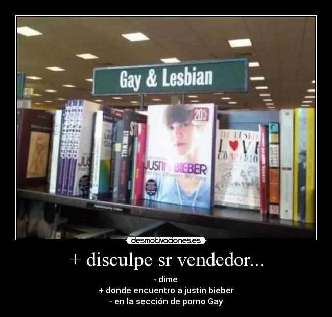 + disculpe sr vendedor... -