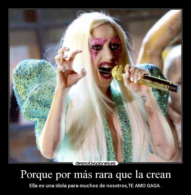 Porque por más rara que la crean - 