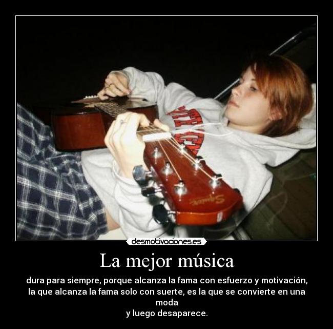 La mejor música -