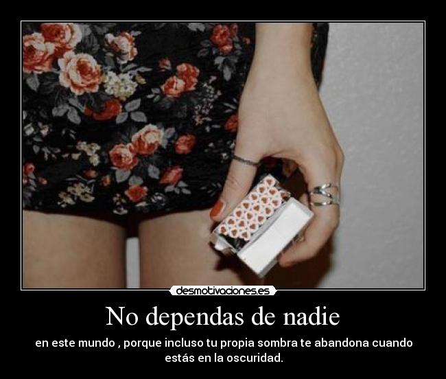 No dependas de nadie - 
