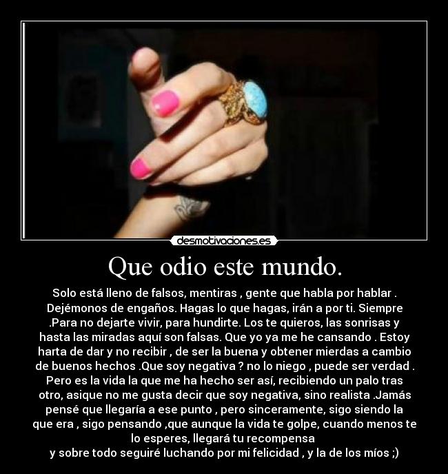 carteles odio mundo albayteta desmotivaciones