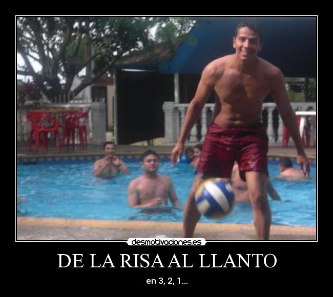 DE LA RISA AL LLANTO - en 3, 2, 1...