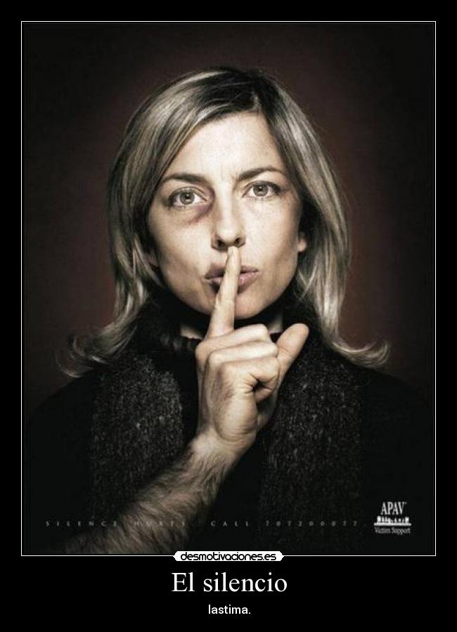 El silencio - lastima.