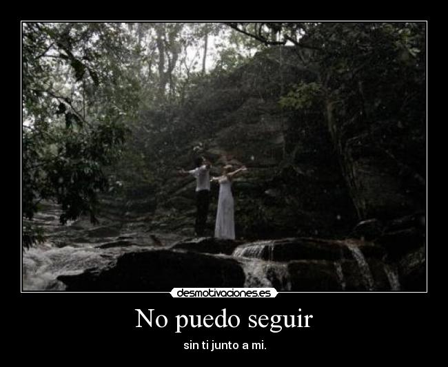 No puedo seguir - 