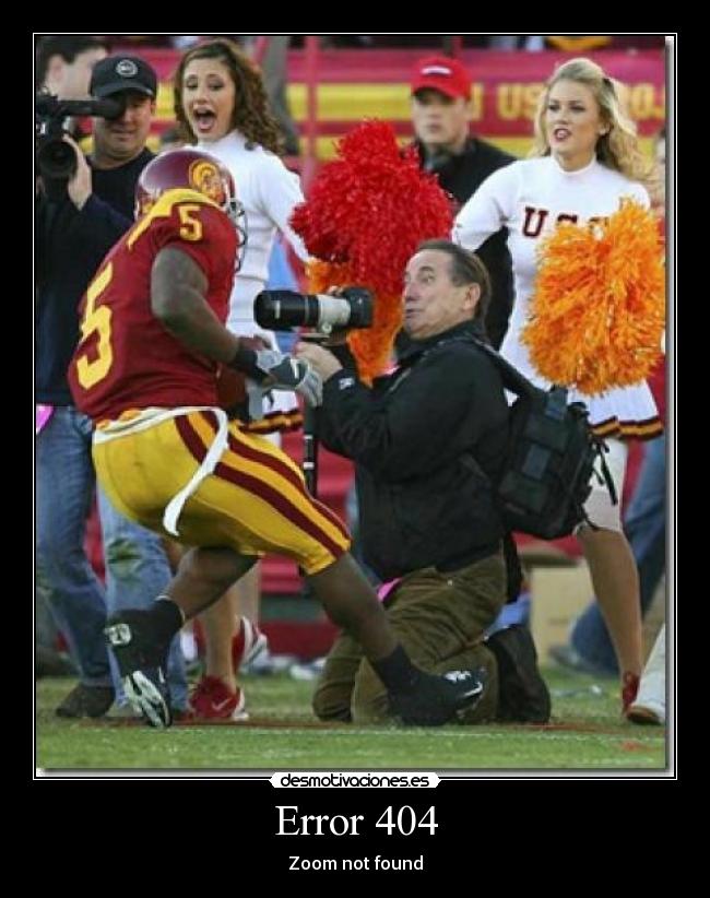 Error 404 - Zoom not found