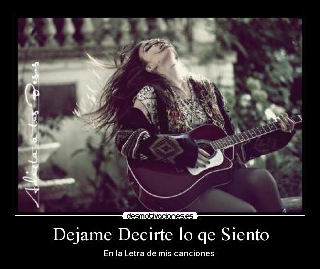 Dejame Decirte lo qe Siento -