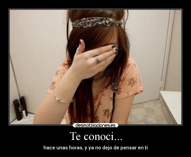 Te conoci... - 