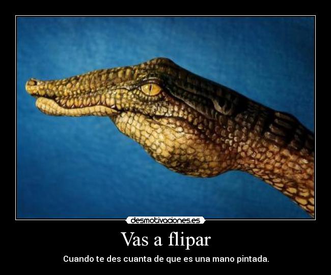 Vas a flipar - 