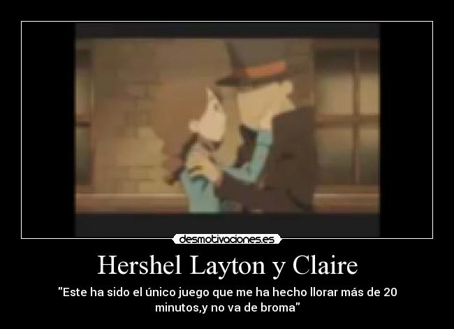 Hershel Layton y Claire -
