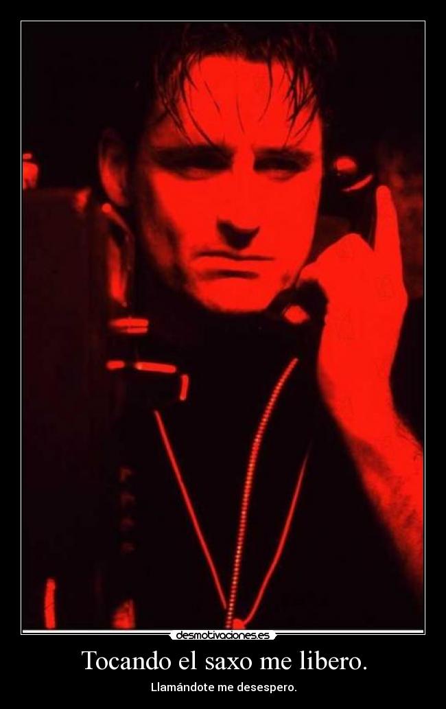 Tocando el saxo me libero. - 